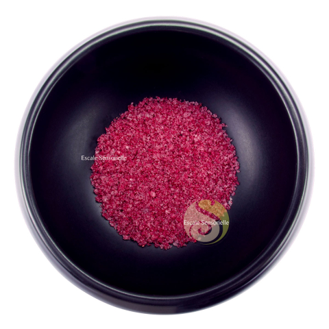 Fleur de sel à l'hibiscus saveur acidulée pour poissons et viandes