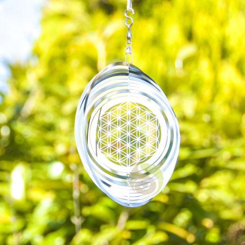Mobile suspension fleur de vie 