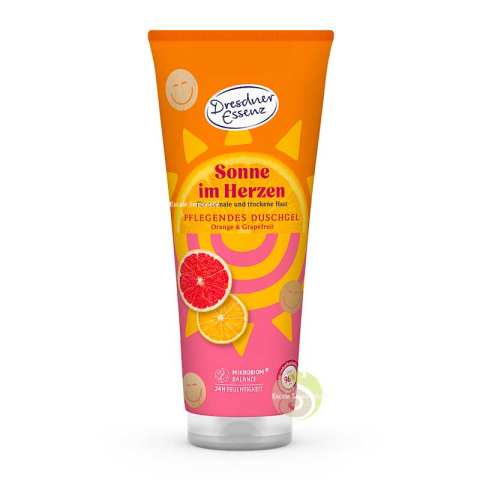 Gel douche vegan "Soleil dans le cœur" Dresdner Essenz