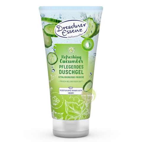 Gel douche rafraîchissant concombre Dresdner Essenz Vegan