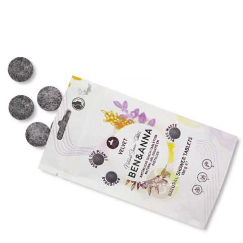 Gel douche en pastilles bio velvet
