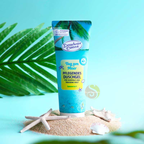 Gel douche une journée à la mer