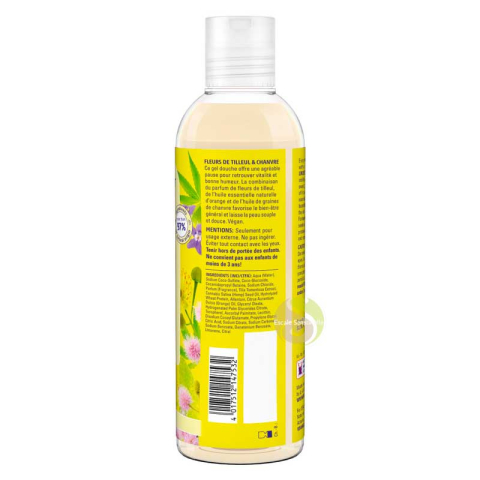 Gel douche fleurs de tilleul & chanvre