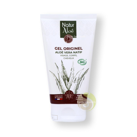 Gel originel bio à l'aloé vera natif Naturaloé solution coups de soleil piqûres d'insecte irritations