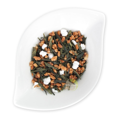 Genmaïcha thé vert japonais riz soufflé