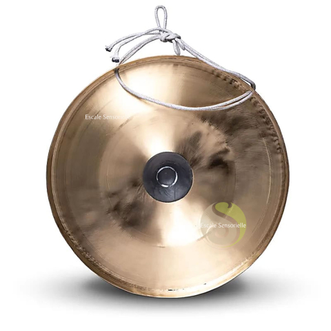 Gong couleur or