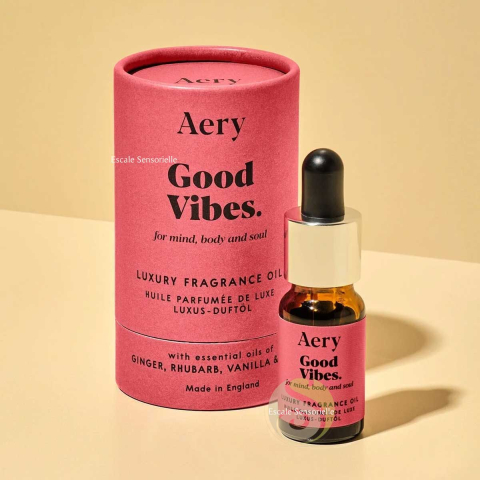 Good vibes huile d’ambiance gingembre, rhubarbe et vanille