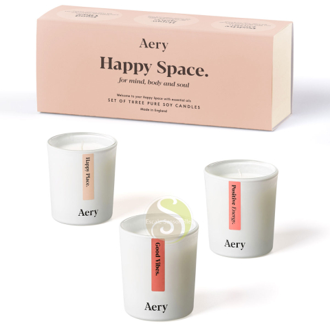 Happy space coffret découverte bougie luxe Aery Living
