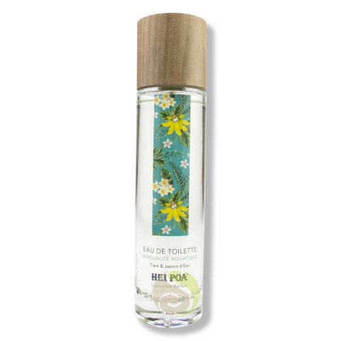 Eau de toilette sensualité aquatique Hei Poa tiaré et jasmin d'eau