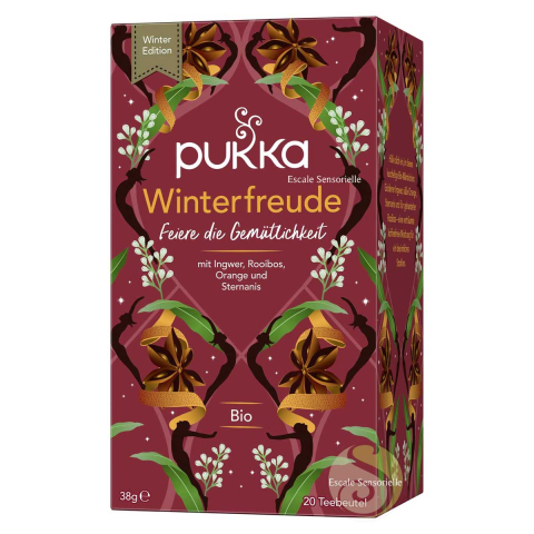 Hiver enchanté tisane bio gingembre, R00IB0S, orange et badiane Pukka Herbs