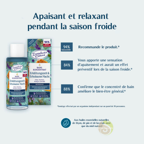 Huile de bain pour une nuit reposante