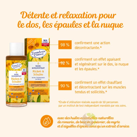 Huile de bain "Dos et épaules"