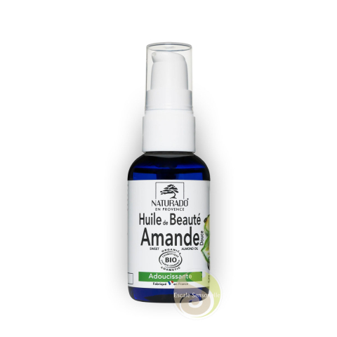 Huile d'amande douce bio Naturrado hydrate et adoucit la peau
