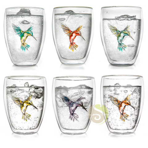 Coffret 6 verres double paroi Creano collection hummi