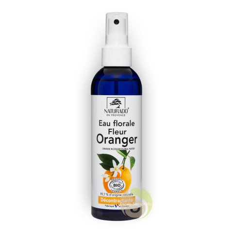 Hydrolat eau florale fleur oranger Bio Naturado peaux sensibles