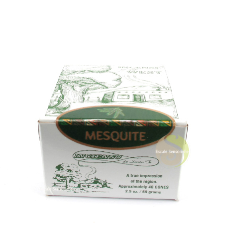 Cônes d'encens amérindien bois naturel mesquite acacia