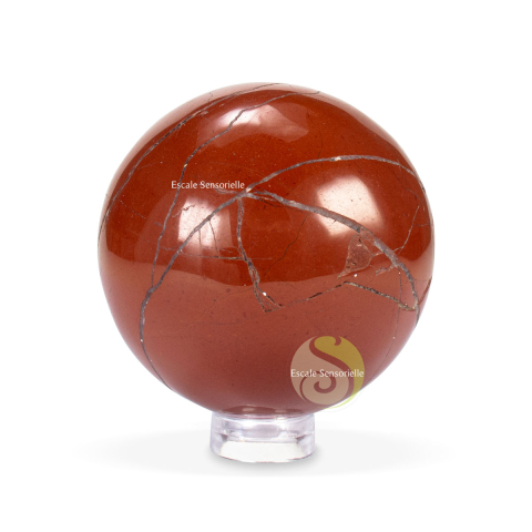 Sphère Jaspe rouge