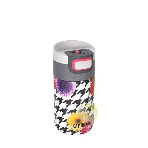 Mug isotherme bouteille thermos Kambukka etna paradise flower 300ml