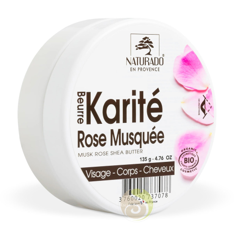 Karité rose musquée Bio solution peau sèches matures abîmées