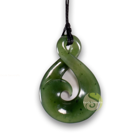 Maori twist infini jade vert pounamu Nouvelle-Zélande