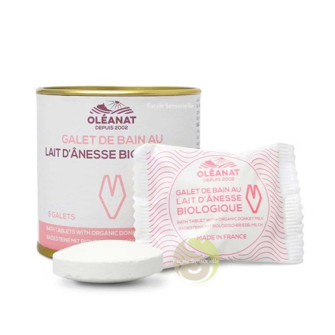 Galets de bain au lait d'ânesse bio