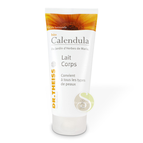 Lait corps Bio calendula baume contre le dessèchement de la peau