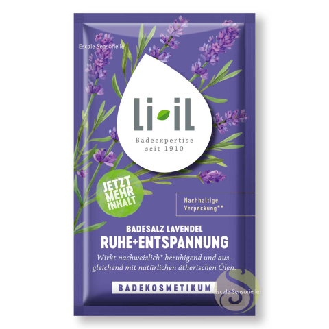 Sel poudre de bain détente et repos lavande Li-iL