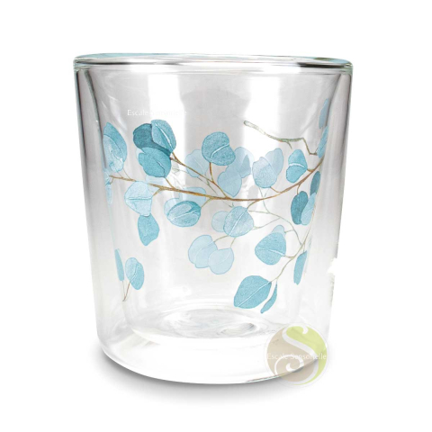 Verre 250ml double paroi imprimé eucalyptus Lyn by Eigenart
