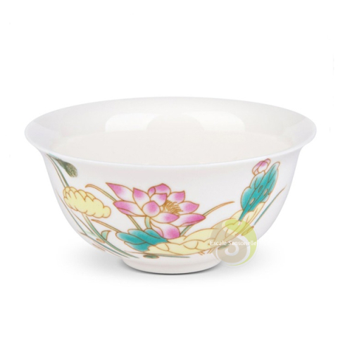 Fleur de lotus bol tasse à thé infusion tisane 