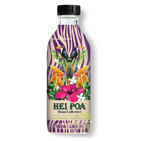 Monoï collector Moringa Hei Poa huile beauté sensuelle