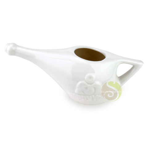 Neti pot nettoyant nasale nez sinus contre les sinus grippes