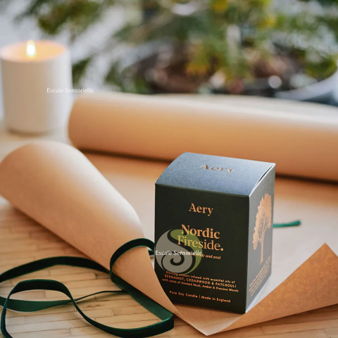 Nordic Fireside bougie luxe
