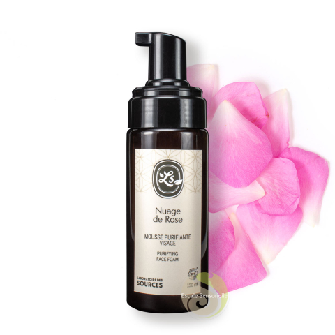 Nuage de rose - Mousse purifiante bio 