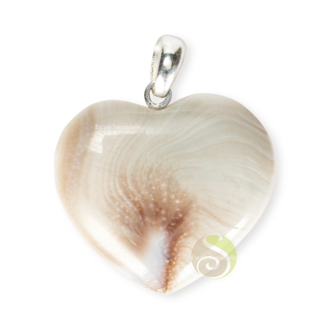 Pendentif coeur oeil de Shiva