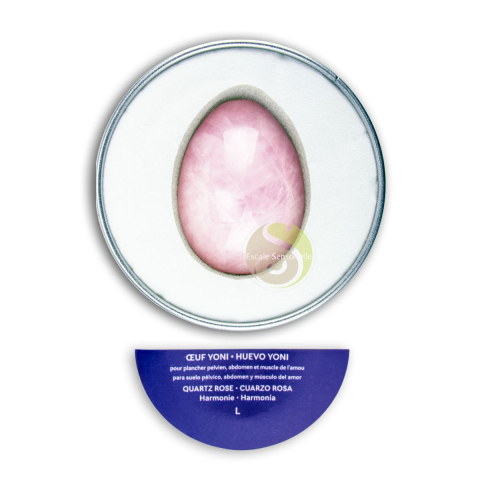 Oeuf de yoni quartz rose