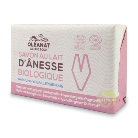 Savon lait d'ânesse bio hypoallergénique