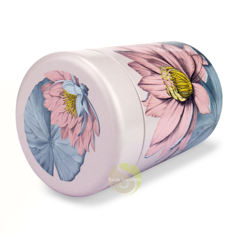 Boite métallique à thé padma rose