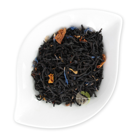 Thé pêche melba gourmand vente thé noir gourmand