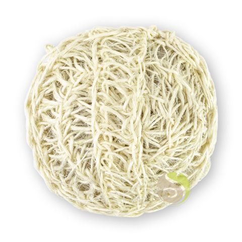 Pelote sisal naturelle exfoliant et gommage doux Karawan Authentic 