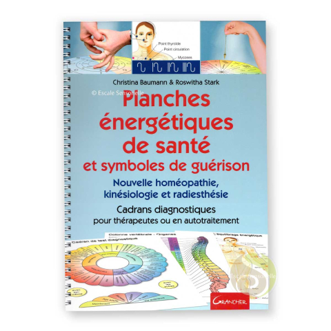 Planches énergétiques de santé et symbole de guérison Baumman et Stark