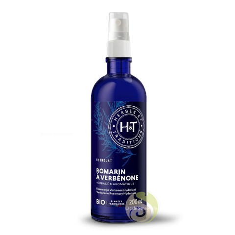 Romarin à verbénone bio hydrolat verte, épicée et fraîche 200 ml Herbes et Traditions