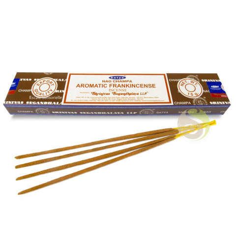 Encens aromatic frankincense Satya indien naturel parfum aromatique favorise la relaxation, anti-stress