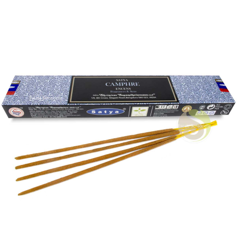 Encens camphre Satya indien parfum épicé aromatique, assainir, purifier et protéger 