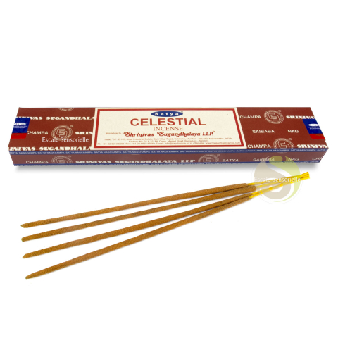 Encens celestial Satya indien naturel parfum aromatique soulage la peur