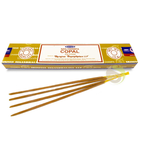 Encens copal Satya indien naturel parfum aromatique aide à la concentration, créativité