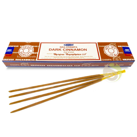 Encens dark cinnamon Satya indien naturel parfum épicé favorise la communication