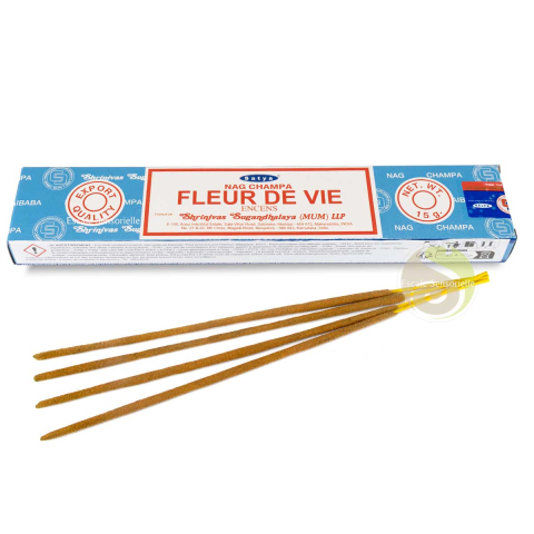 Encens fleur de vie 15g Satya renforce les bienfaits vibratoires