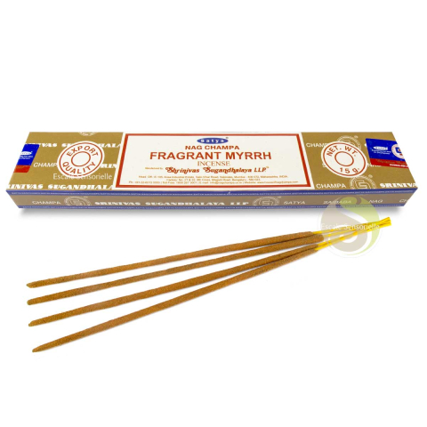 Encens Fragant myrrh Satya encens indien naturel parfum aromatique favorise la concentration