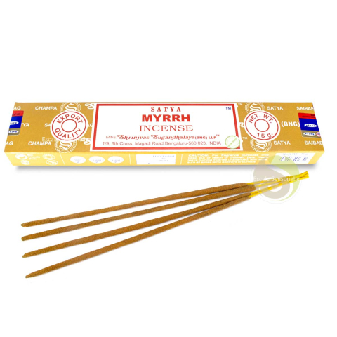 Encens myrrh Satya encens indien naturel parfum aromatique favorise la concentration