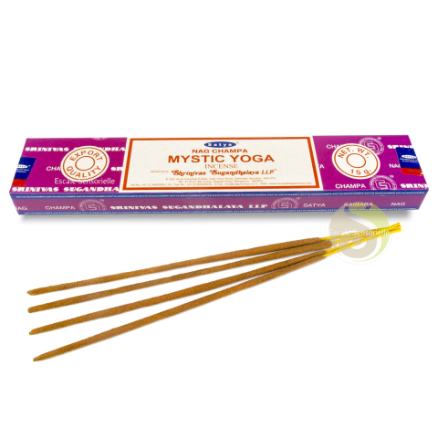 Encens mystic yoga Satya indien naturel parfum aromatique favorise la méditation